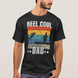 Mens Reel Cool Dad  Father's Day  For Fishing Dadd T-Shirt