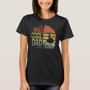 Mens Reel Cool Dad Fisherman Daddy Father Day T-Shirt