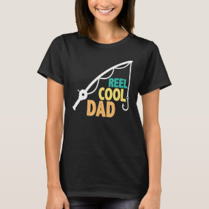 Mens Reel Cool Dad - For Fathers - Mens Fishing T-Shirt