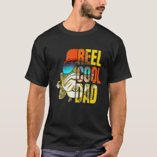Mens Reel Cool Dad Funny Fishing Daddy Fisherman F T-Shirt