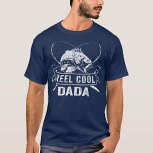 Mens Reel Cool Dada Fishing s, Fun Fathers Day Fis T-Shirt