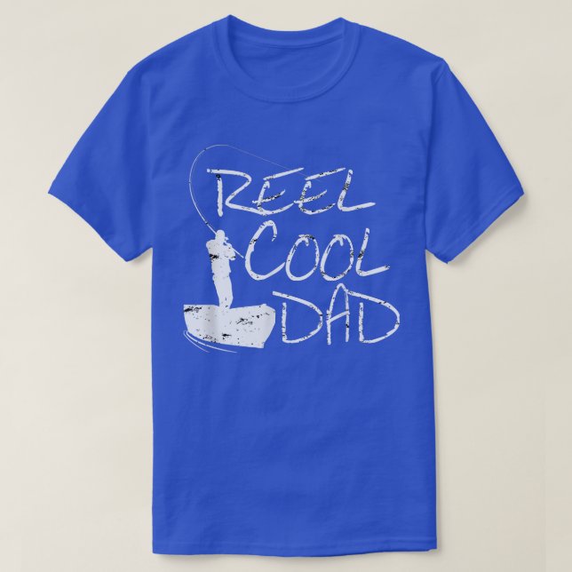 Mens Reel Cool DadFunny Fishing Dad817  T-Shirt (Design Front)