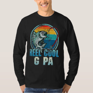 Mens Reel Cool G Pa Fisherman Daddy Father's Day T-Shirt