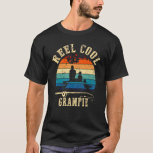 Mens Reel Cool Grampie Fisherman Father's Day Fish T-Shirt