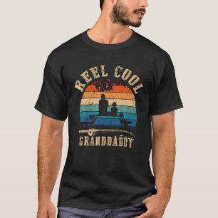 Mens Reel Cool Granddaddy Fisherman Father's Day F T-Shirt