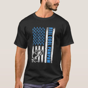 Mens Reel Cool Pawpaw Fishing 2021 Fathers Day T-Shirt