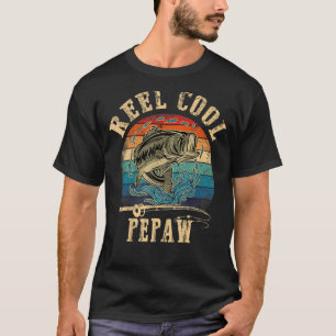 Mens Reel Cool Pepaw Fisherman Father S Day Fishin T-Shirt