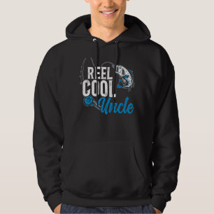 Mens Reel Cool Uncle Fisher Fisherman Fishing Best Hoodie