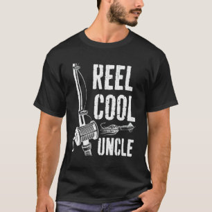 Mens Reel Cool Uncle Fishing Father's Day T-Shirt
