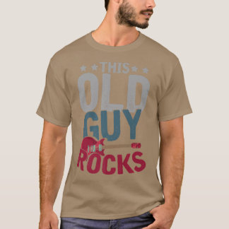 Mens Retired Guitarist Rock Music Guitar Player Fu T-Shirt
