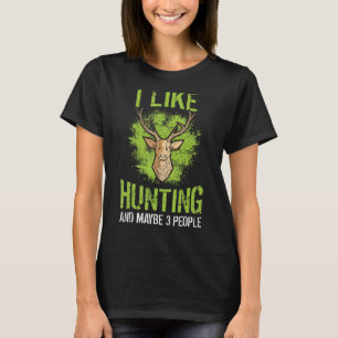Mens Retired Hunter Saying American Deer Hunting T-Shirt