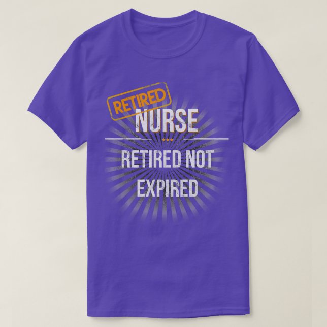 Mens Retired Nurse Retirement Gift for Nurses T-Shirt (Design Front)