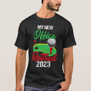 Mens Retirement 2023 Golf Golfer Retired Dad Papa  T-Shirt