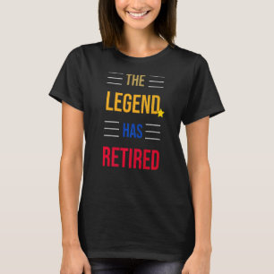 Mens Retirement For Men This Legend Has Retired T-Shirt