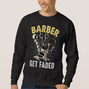 Mens Retro Barber Get Faded Tee Vintage Hairstylis
