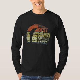 Mens Retro Best Grampa By Par  Golf Player Papa T-Shirt