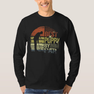 Mens Retro Best Poppy By Par  Golf Player Papa T-Shirt