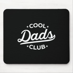 Mens Retro Cool Dads Club Funny Dad Pocket Fathers Mouse Pad
