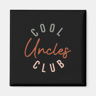 Mens Retro Cool Uncles Club Funny Uncle Pocket Fat Magnet