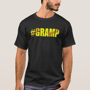 Mens Retro Father's Day Softball Gramp Softball T-Shirt
