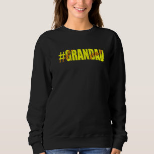 Mens Retro Father's Day Softball Grandad Softball Sweatshirt