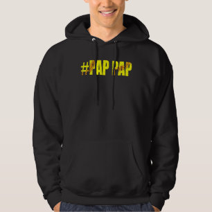 Mens Retro Father's Day Softball Pap Pap Softball Hoodie