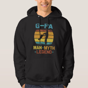 Mens Retro G Pa The Man The Myth The Legend  For F Hoodie
