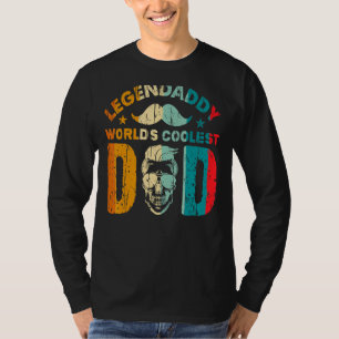 Mens Retro LegenDaddy  Worlds Coolest Dad for lege T-Shirt