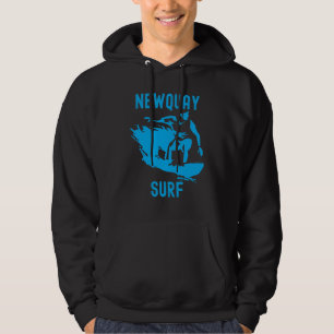 Mens Retro Newquay Surf Newquay Cornwall Surfing F Hoodie