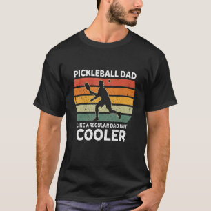 Mens Retro Pickleball Dad Like A Regular Dad But C T-Shirt