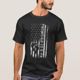 Mens Retro Promoted To G Pa Est 2023 First Time Fa T-Shirt
