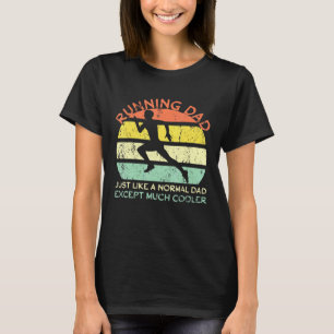Mens Retro Runner Daddy Endurance Father Vintage R T-Shirt