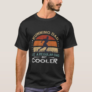 Mens Retro Running Dad Apparel Father's Day Birthd T-Shirt
