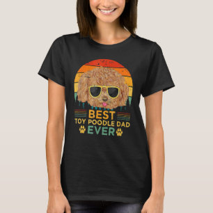 Mens Retro Style Best Toy Poodle Dad Ever Father's T-Shirt