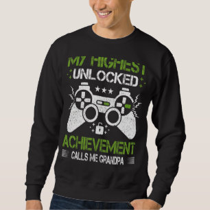 Mens Retro Style Video Game Gamer Grandpa Father' Sweatshirt