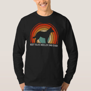 Mens Retro Style Vintage Best Blue Heeler Dad Ever T-Shirt