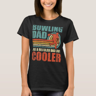 Mens Retro Style Vintage Bowling Dad Father's Day T-Shirt