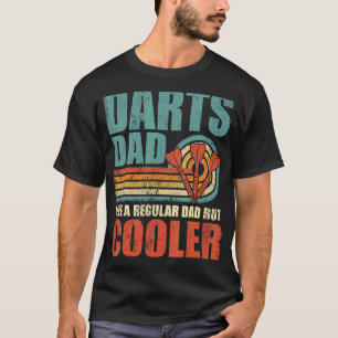 Mens Retro Style Vintage Darts Dad Father's Day T-Shirt