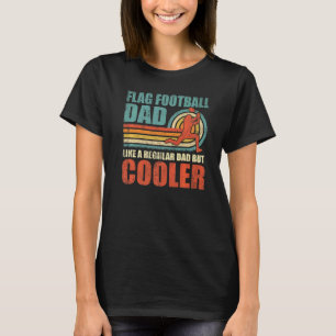 Mens Retro Style Vintage Flag Football Dad Father' T-Shirt