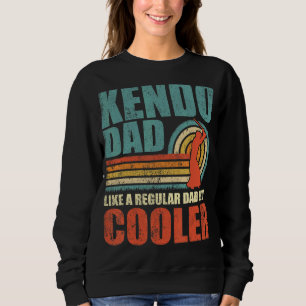Mens Retro Style Vintage Kendo Dad Father's Day Sweatshirt