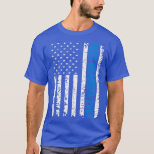 Mens Retro US Best Grandpa Ever 4th Of July Father T-Shirt
