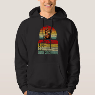 Mens Retro Vintage Awesome Like My Doberman Dog Da Hoodie