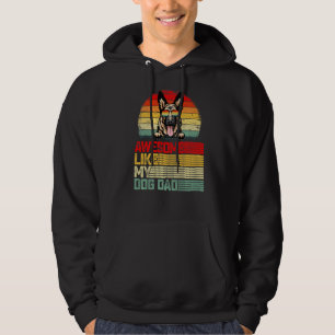Mens Retro Vintage Awesome Like My German Shepherd Hoodie