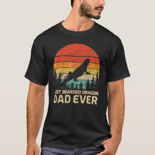 Mens Retro Vintage Best Bearded Dragon Dad Ever Fa T-Shirt