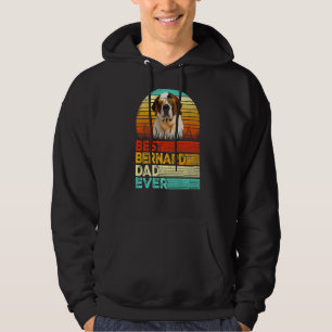 Mens Retro Vintage Best Bernard Dad Ever Fathers D Hoodie