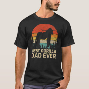 Mens Retro Vintage Best Gorilla Dad Ever Father's T-Shirt