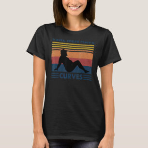 Mens Retro Vintage Real Men Have Curves Dad Fath T-Shirt
