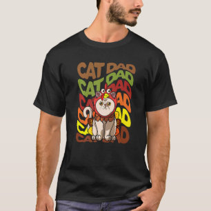 Mens Retro Vintage Thanksgiving Exotic Shorthair C T-Shirt