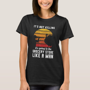 Mens Retro Vintage Turkey Hunting Turkey Hunter T-Shirt