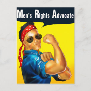 Men's Rights Advocate Postcard(Glasses) Postcard